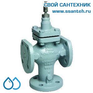 10263 Honeywell, V5050B1155 Клапан трехходовой линейный разделительный фланцевый, PN25, DN100, Kvs 160.0, 38мм, 2…220 °C
